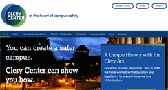 Desktop Screenshot of clerycenter.org